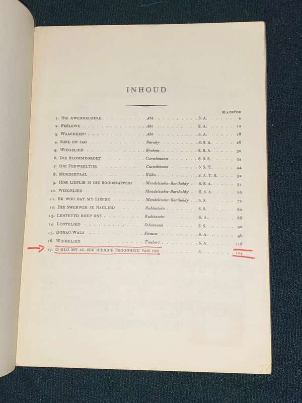 AFRIKAANSE LIEDEREKRANS VERTAAL DEUR MARIE LINDE  1937