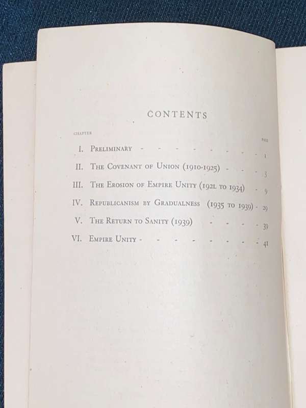 EMPIRE UNITY THE DOMINION PARTY OF SOUTH AFRICA BY C.W.A. COULTER 1944