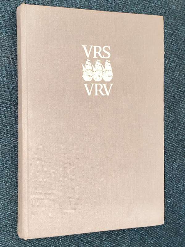 VRS/VRV #8  SECOND SERIES LAWRENCE RICHARDSON SELECTED CORRESPONDENCE 1902-1903