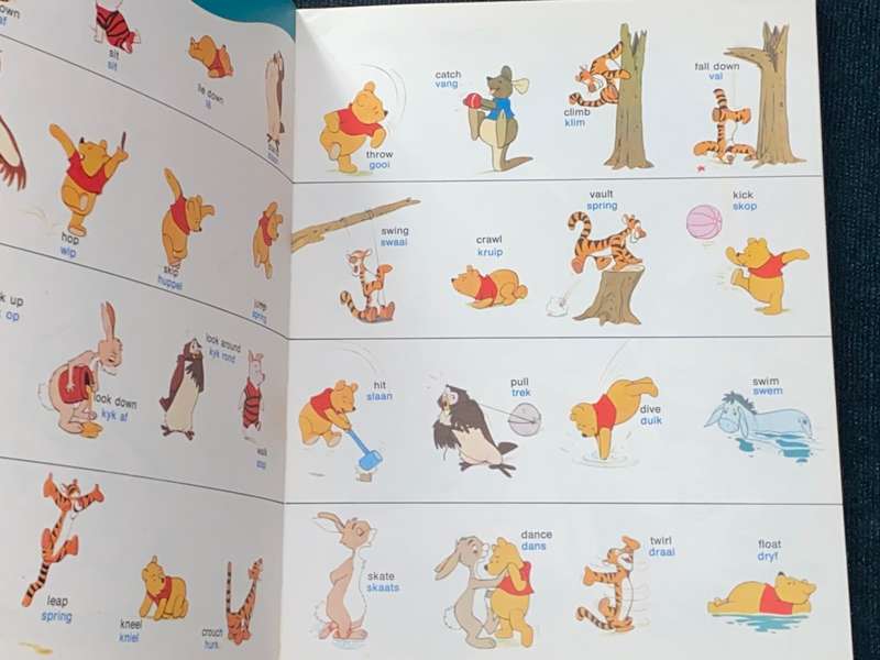 WALT DISNEY ENGELSE WOORDEBOEK VIR KLEUTERS 1976