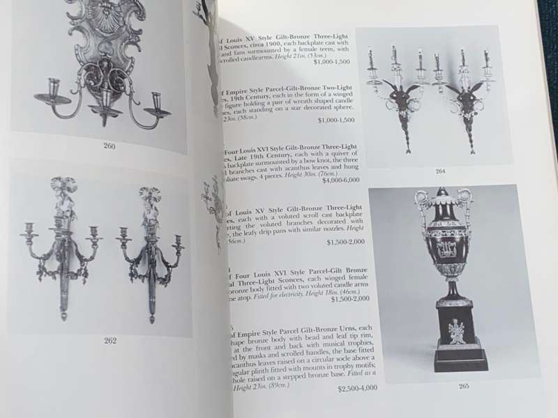 SOTHEBY`S 19TH CENTURY FURNITURE, DECORATION AND WORKS OF ART NEW YORK MARCH 1983 CATALOGUE