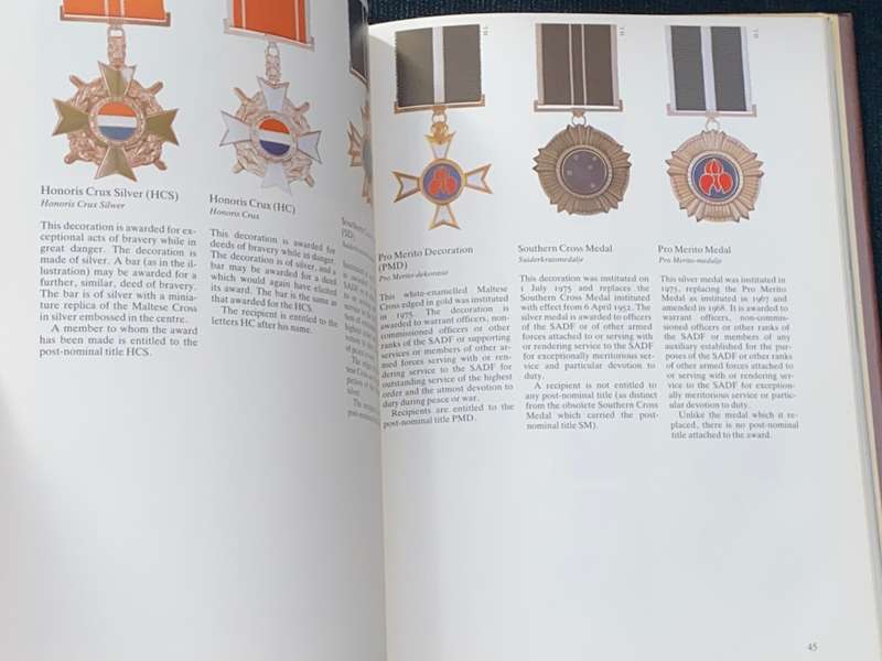 SOUTH AFRICAN ORDERS, DECORATIONS AND MEDALS