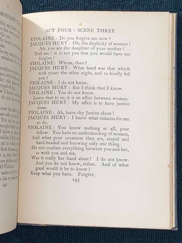 THE TIDINGS BROUGHT TO MARY A MYSTERY BY PAUL CLAUDEL 1916
