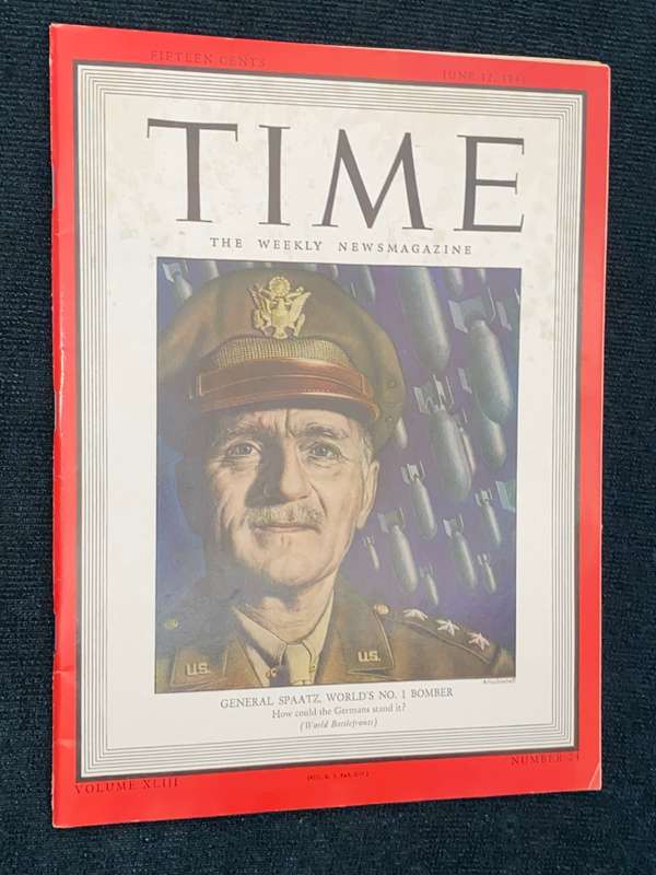 THE TIME THE WEEKLY NEWS MAGAZINE 12 JUNE 1944