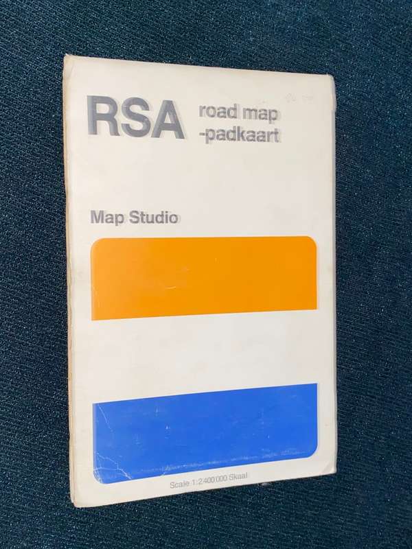 VINTAGE RSA FOLD-OUT ROAD MAP / PADKAART - MAP STUDIO