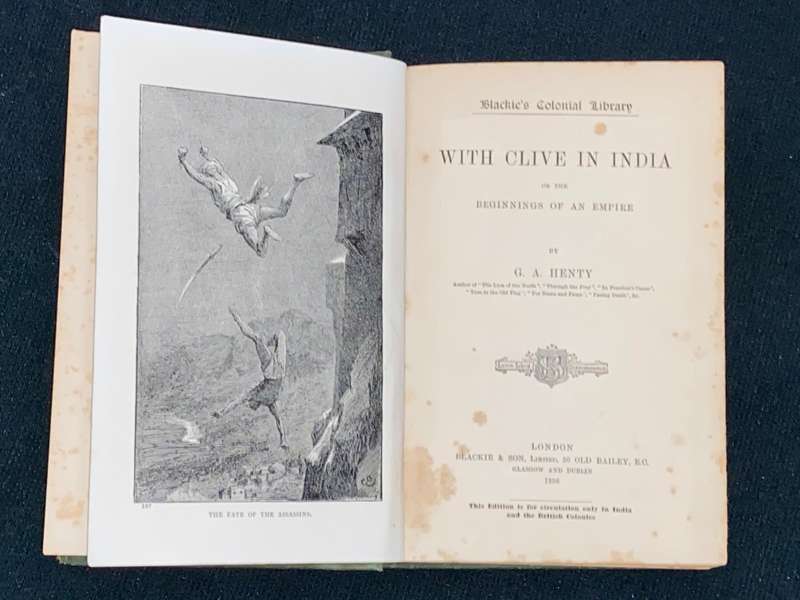 WITH CLIVE IN INDIA BY G.A. HENTY 1896