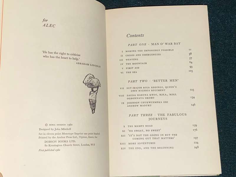 NEW NIGERIANS BY MORA DICKSON 1960 1ST EDITION