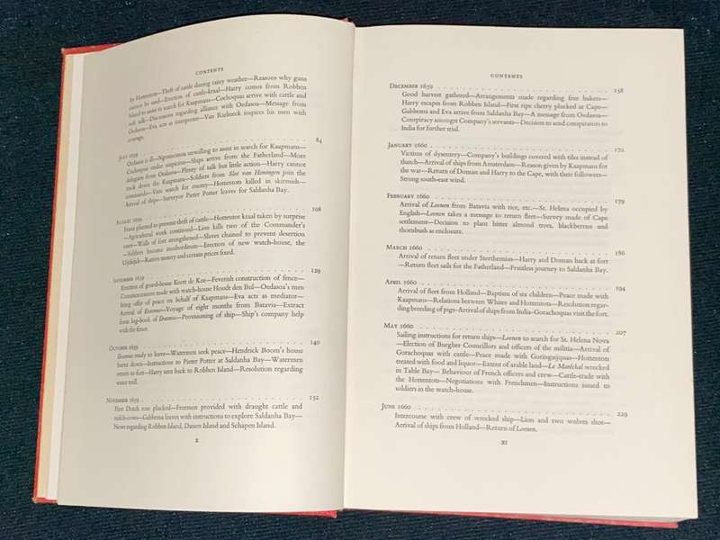 JOURNAL OF JAN VAN RIEBEECK VOLUME III 1659-1662 EDITED BY H.B. THOM 1958