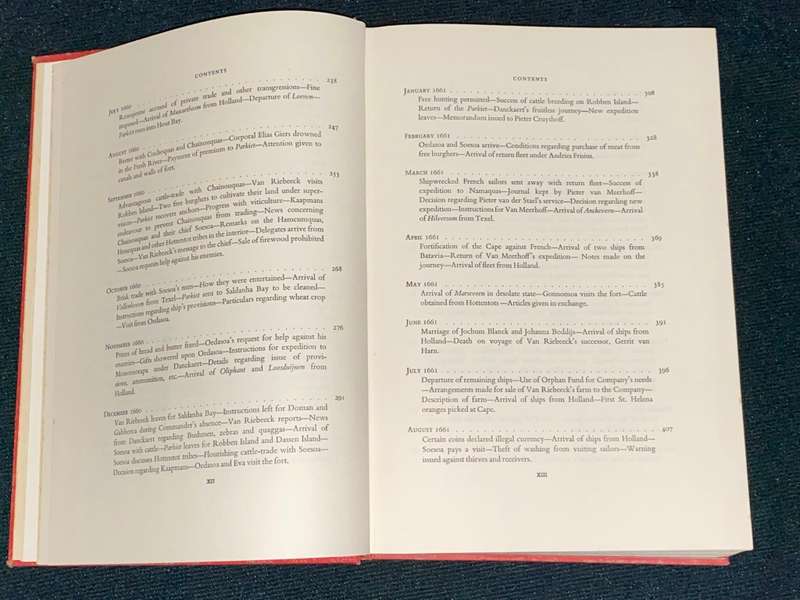 JOURNAL OF JAN VAN RIEBEECK VOLUME III 1659-1662 EDITED BY H.B. THOM 1958