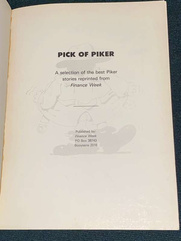 PICK OF PIKER A FINANCE WEEK PUBLICATION