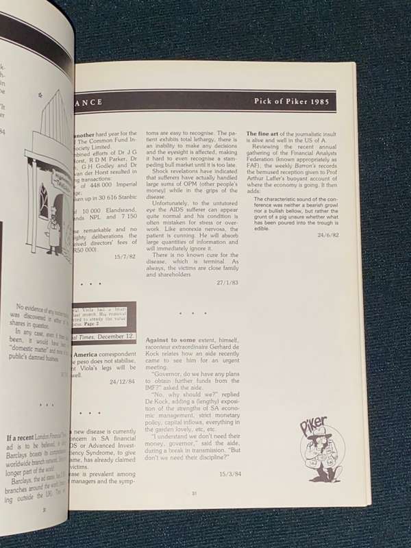 PICK OF PIKER A FINANCE WEEK PUBLICATION