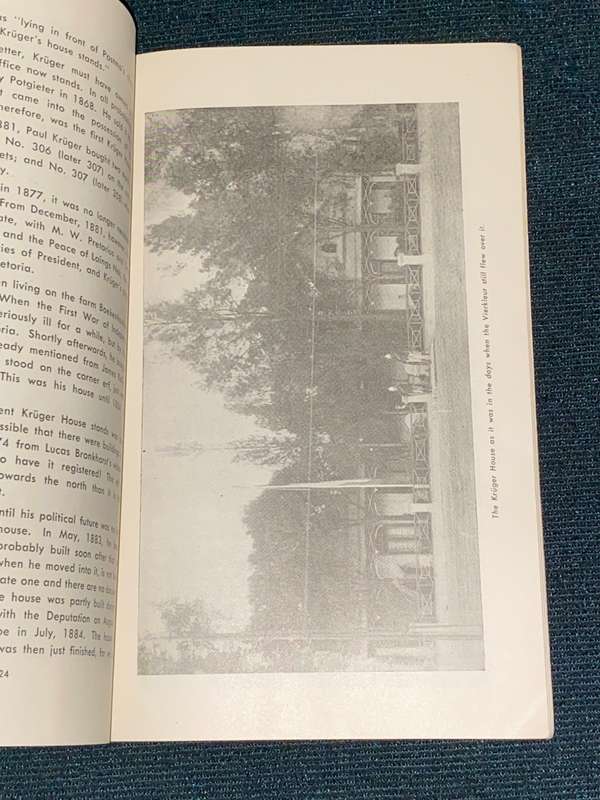 KRUGER HOUSE PRETORIA A BROCHURE FOR VISITORS BY DR W.J. DE KOCK