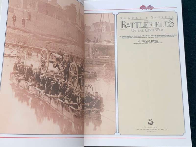 THE BATTLEFIELDS OF THE CIVIL WAR BY WILLIAM C. DAVIS