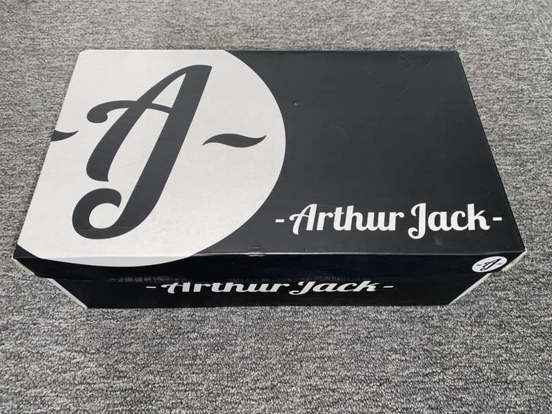 ARTHUR JACK SIZE 44 MERRICK LEATHER CHARCOAL BOOT
