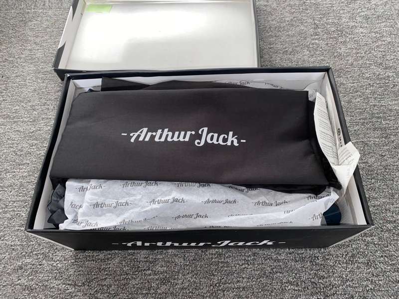 ARTHUR JACK SIZE 44 MERRICK LEATHER CHARCOAL BOOT