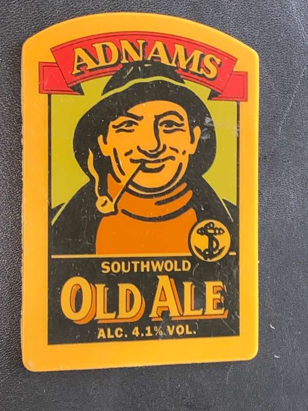 ADNAMS SOUTHWOLD OLD ALE DRAUGHT SPOUT SIGN