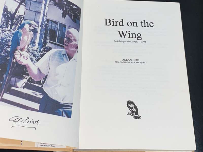 BIRD ON THE WING BY A.V. BIRD SIGNED