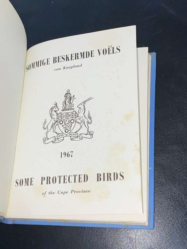 SOME PROTECTED BIRDS OF THE CAPE PROVINCE 1967