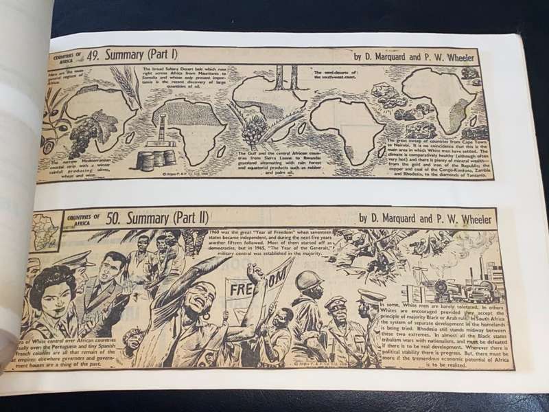 THE COUNTRIES OF AFRICA AS PUBLISHED IN THE CAPE ARGUS