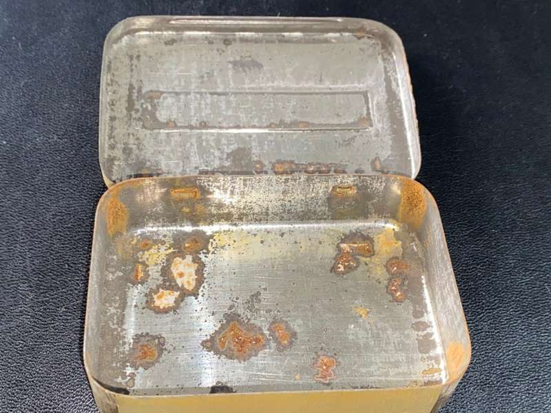 VINTAGE TORCH BRAND CATARRH PASTILLES TIN