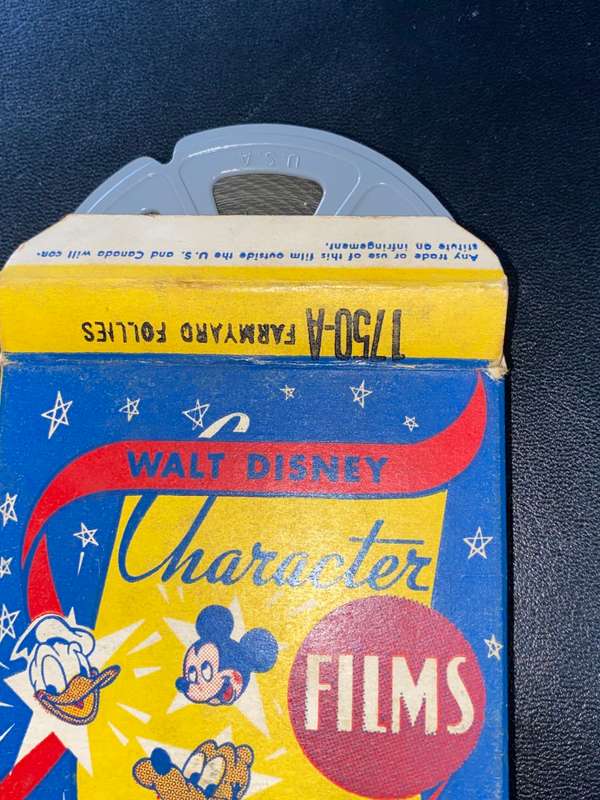 VINTAGE WALT DISNYEY CHARACTER FILMS 8MM 1750-A FARMYARD FOLLIES