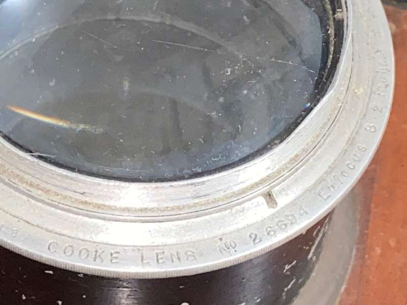 ANTIQUE COOKE F/3.5 LENS SERIES IIA 6 1/2 X 4 3/4 INCHES