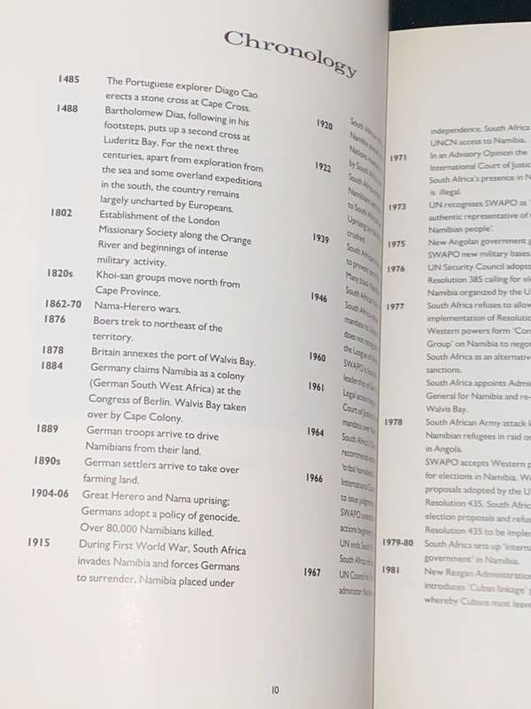 NAMIBIA BIRTH OF A NATION TEXT BY GLENYS KINNOCK PHOTOGRAPHS BY JENNY MATTHEWS