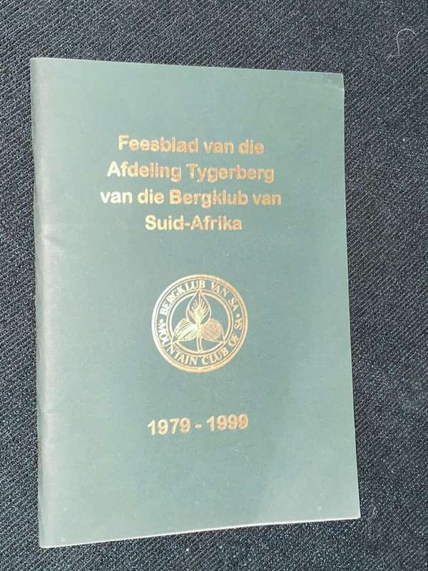 FEESBLAD VAN DIE AFDELING TYGERBERG VAN SUID-AFRIKA 1979-1999