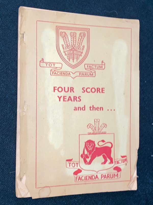 FOUR SCORE YEARS AND THEN SALISBURY RHODESIA