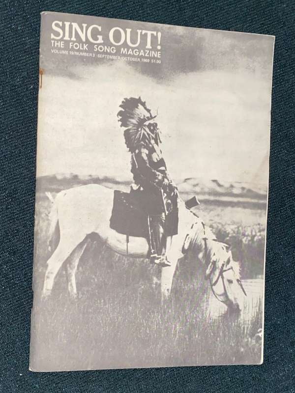 SING OUT THE FOLK SONG MAGAZINE VOL 19 NUMBER 3 SEPT / OCT 1969