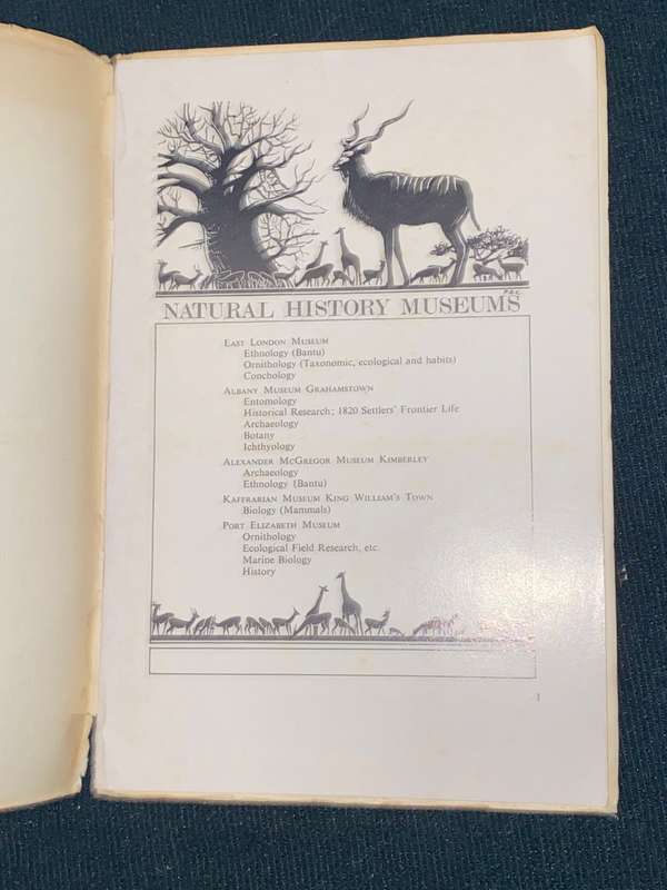 PROVINCIAL MUSEUMS OF THE CAPE PROVINCE