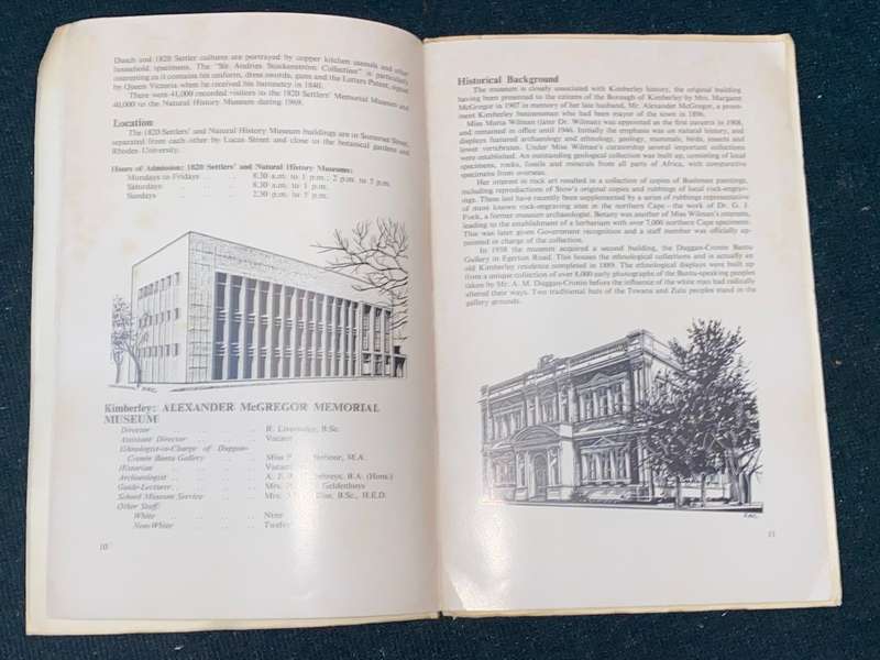 PROVINCIAL MUSEUMS OF THE CAPE PROVINCE