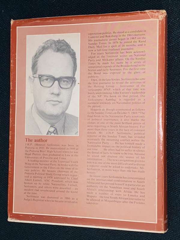 BROTHERHOOD OF POWER AN EXPOSE OF THE SECRET AFRIKANER BROEDERBOND BY J.H.P. SERFONTEIN