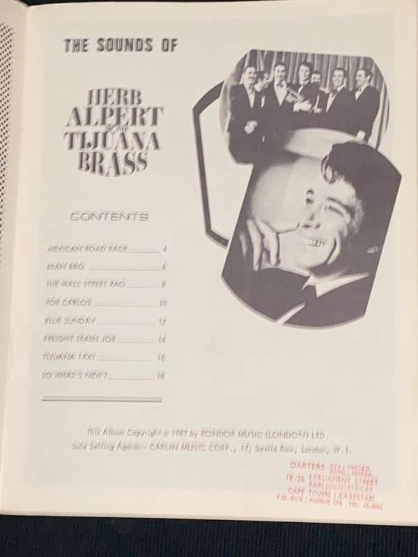 THE SOUNDS OF HERB ALPERT & THE TIJUANA BRASS
