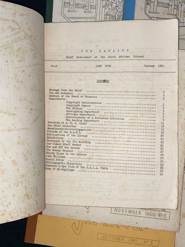 THE SAPLING X 7 VINTAGE ISSUES