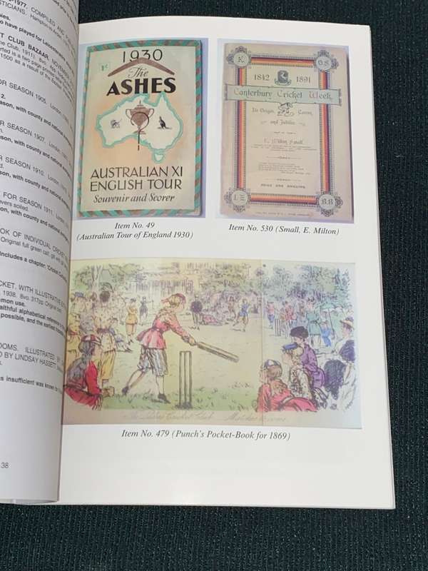 VINTAGE J.W. MCKENZIE CRICKET AUCTION CATALOGUES X 5