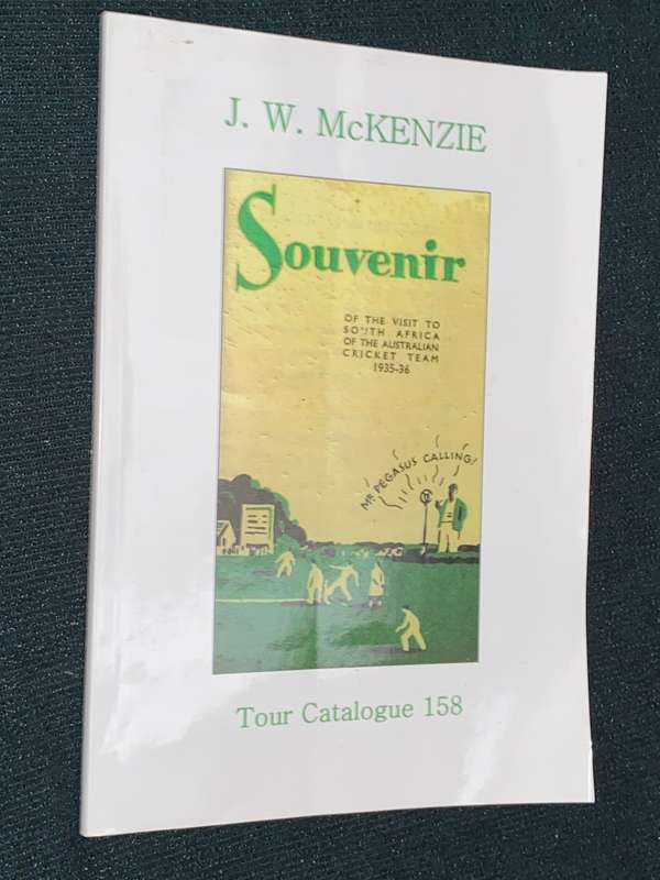 VINTAGE J.W. MCKENZIE CRICKET AUCTION CATALOGUES X 5