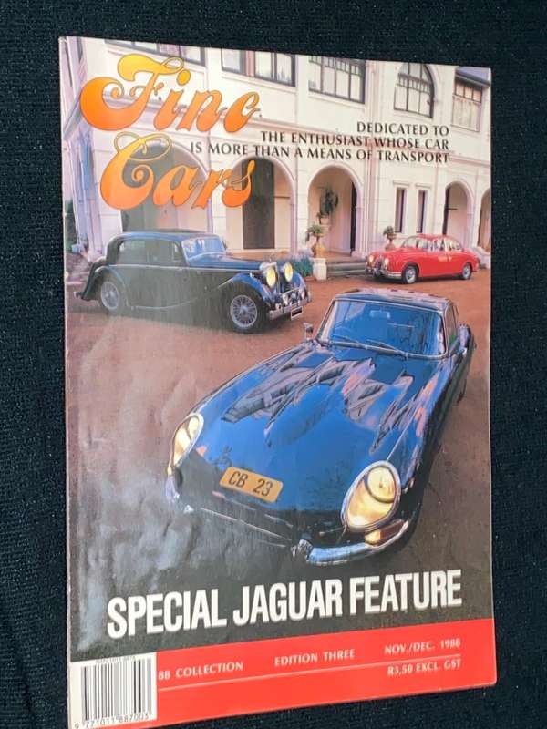 FINE CARS MAGAZINE NOV/DEC 1988