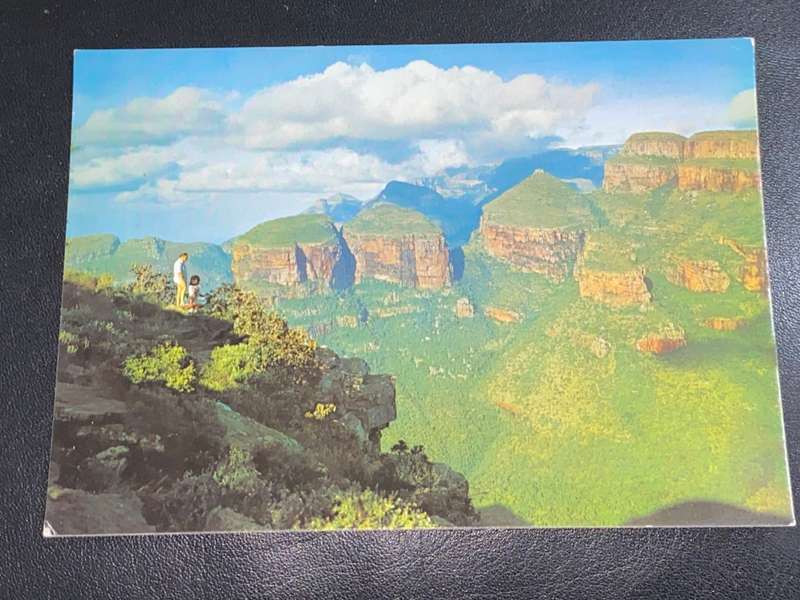 THE THREE RONDAWELS EASTERN TRANSVAAL POST CARD