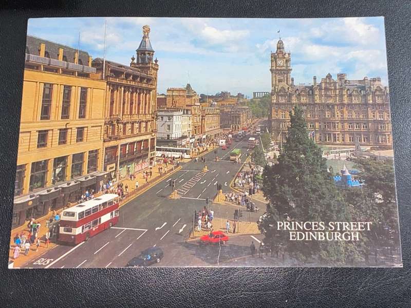 PRINCES STREET EDINBURGH POST CARD