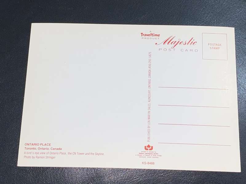 ONTARIO PLACE CANADA POST CARD