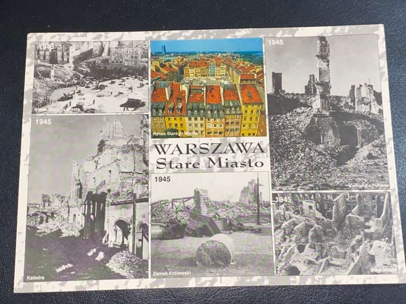 WARSAW POLAND POST CARD
