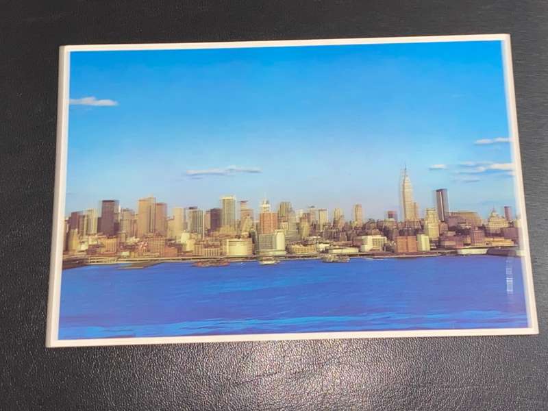 MANHATTAN'S SKYSCRAPERS NEW YORK POST CARD