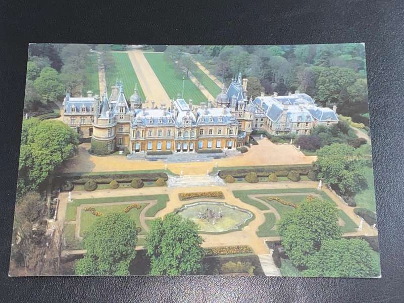 WADDESDON MANOR BUCKINGHAMSHIRE JAMES A. DE ROTHSCHILD COLLECTION POST CARD