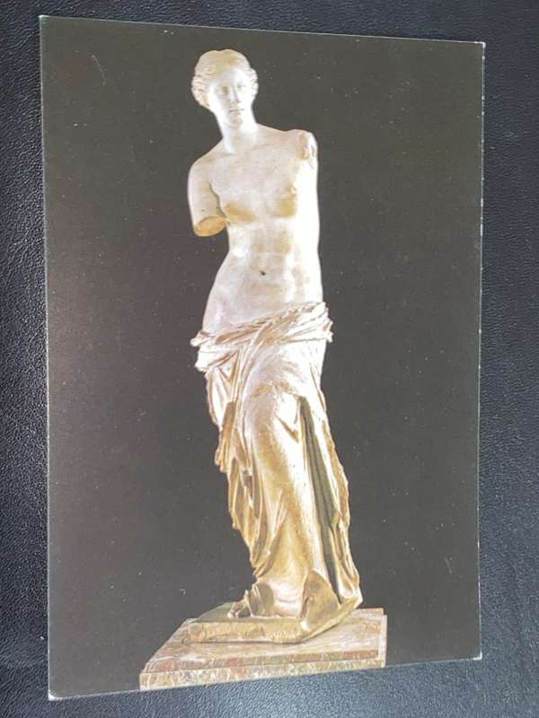 VENUS DE MILO - LOUVRE MUSEUM PARIS POST CARD