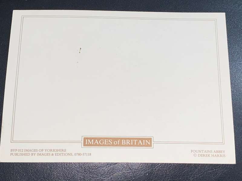 FOUNTAINS ABBEY YORKSHIRE POST CARD