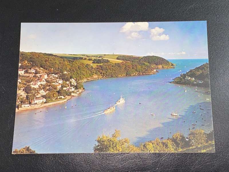 RIVER DART, DARTMOUTH ENGLAND POST CARD