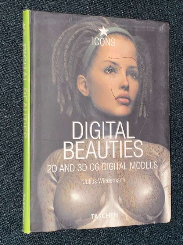 TASCHEN DIGITAL BEAUTIES 2D AND 3D CG DIGITAL MODELS BY JULIUS WEIDEMANN
