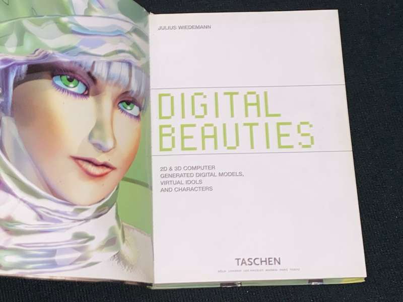 TASCHEN DIGITAL BEAUTIES 2D AND 3D CG DIGITAL MODELS BY JULIUS WEIDEMANN