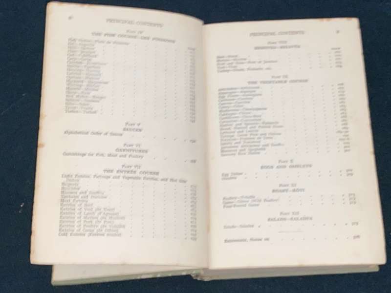 THE MENU BOOK & REGISTER OF DISHES PRACTICAL. GASTRONOMY BY C. HERMAN SENN